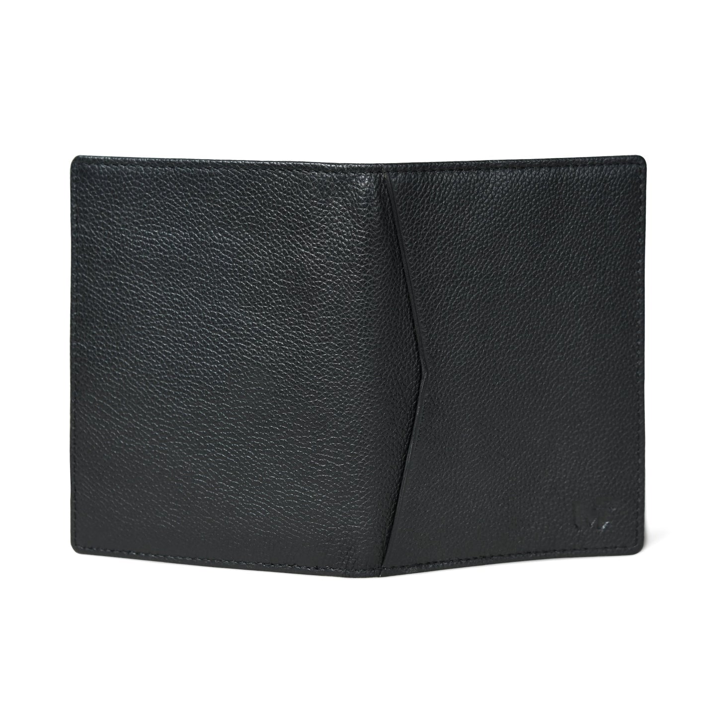 Front Pocket Black Passport Holder - Classy Leather Bags - Flyclothing LLC