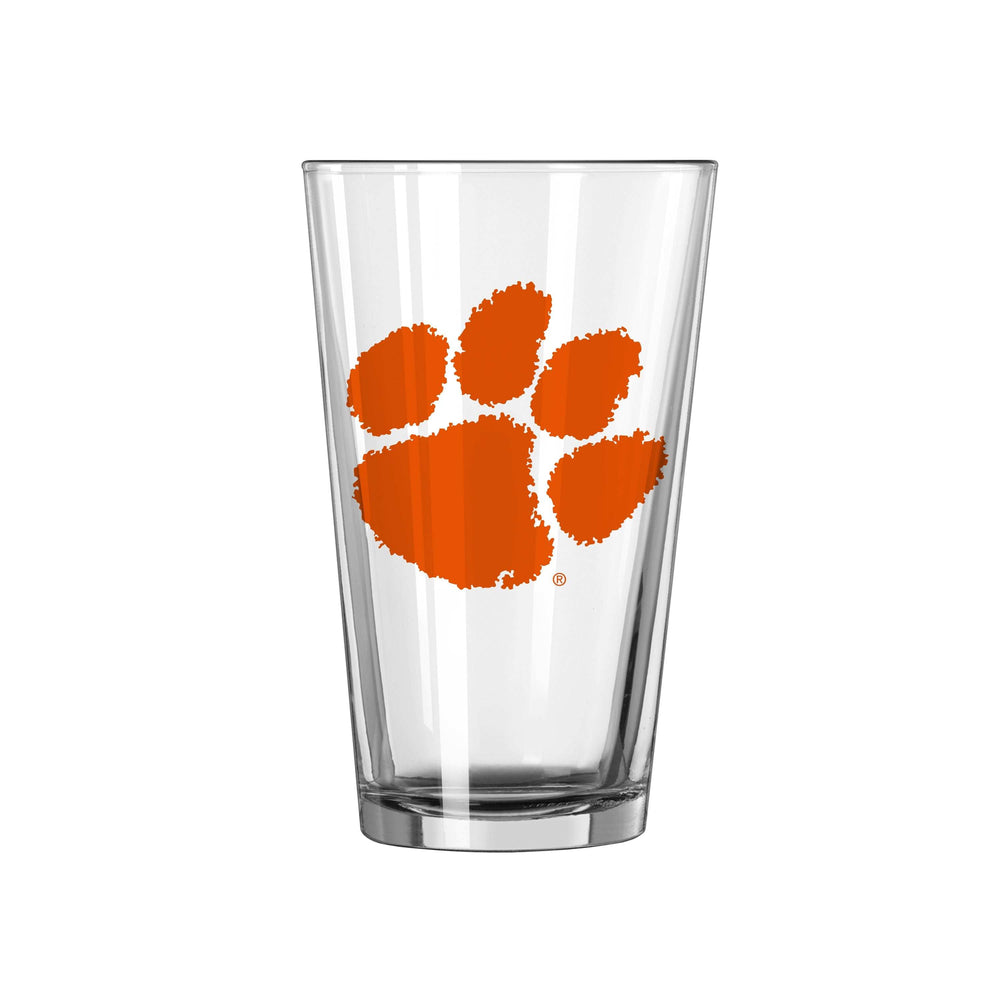 Clemson 16oz Letterman Pint Glass - Logo Brands - Flyclothing LLC
