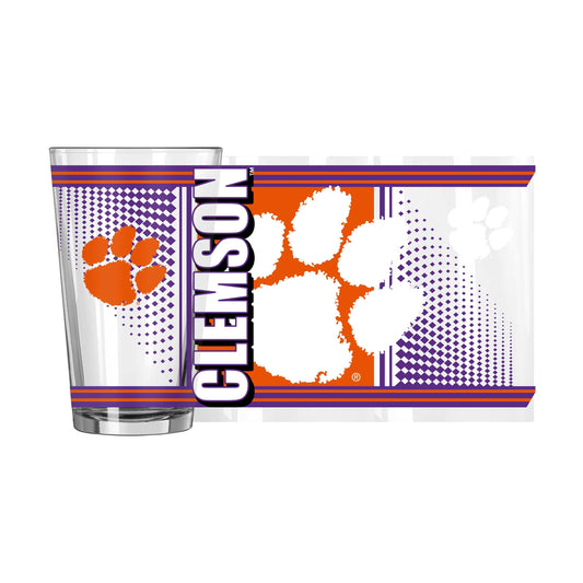Clemson 16oz Hero Pint Glass - Logo Brands - Flyclothing LLC