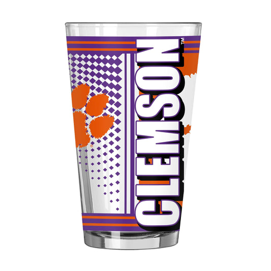 Clemson 16oz Hero Pint Glass - Logo Brands - Flyclothing LLC