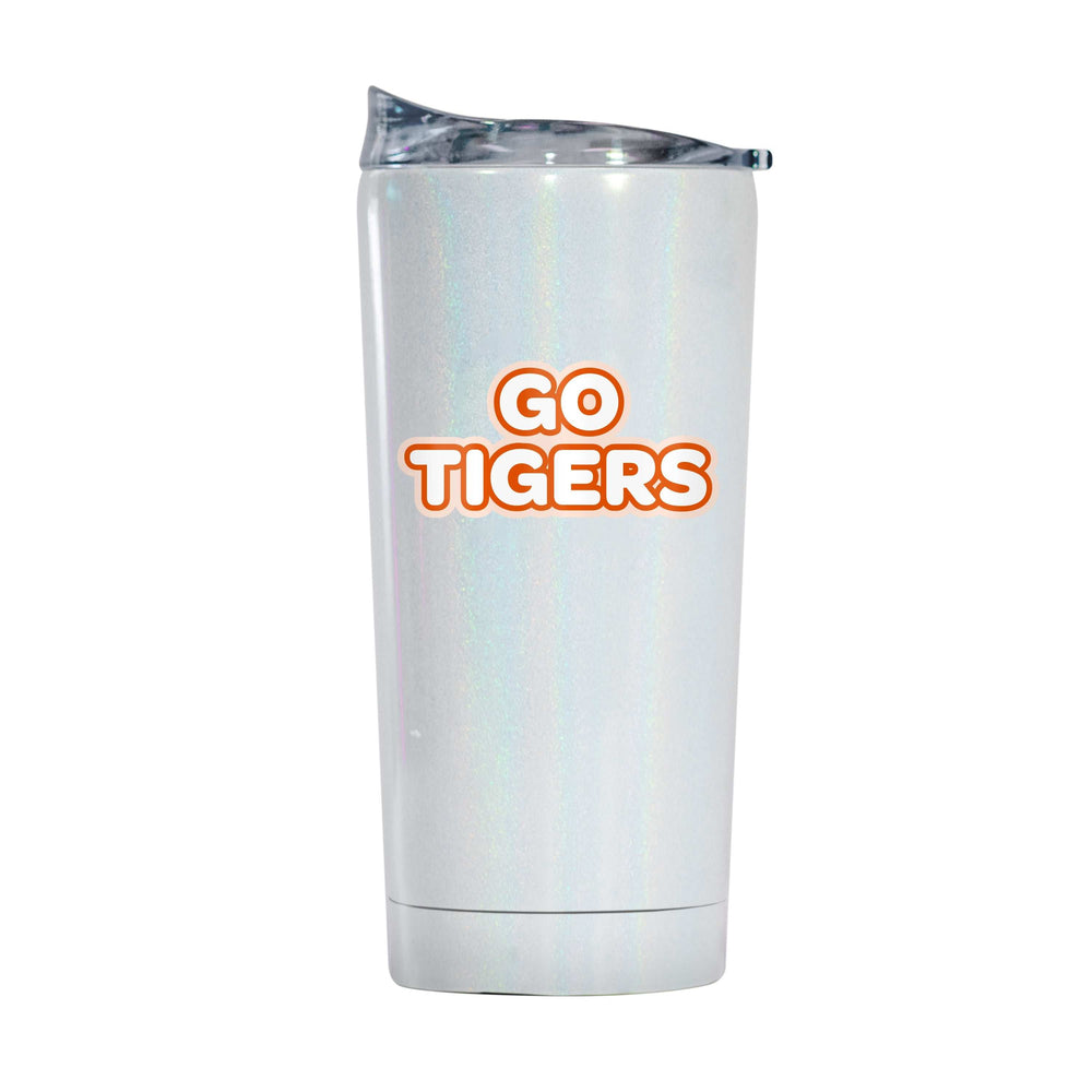 Clemson 20oz Bubble Iridescent Tumbler - Logo Brands - Flyclothing LLC