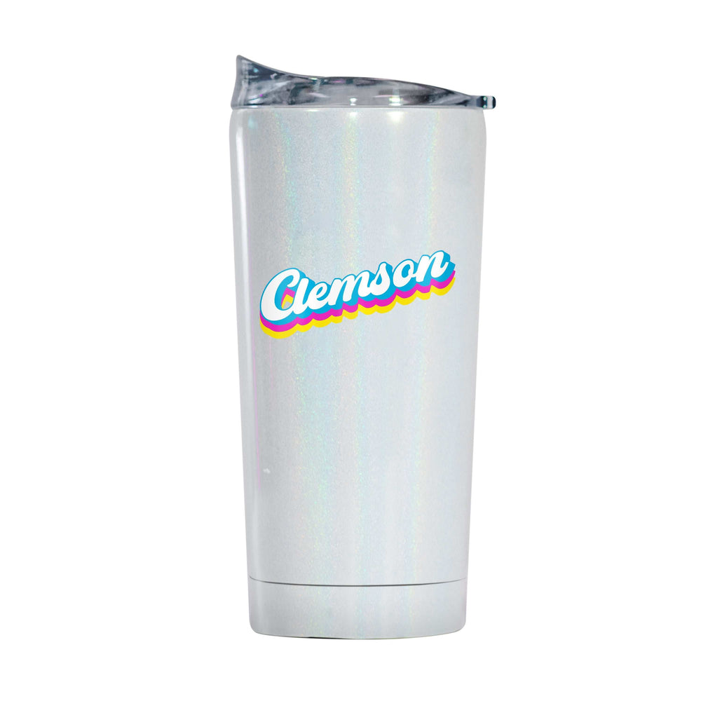 Clemson 20oz Shadow Iridescent Tumbler - Logo Brands - Flyclothing LLC