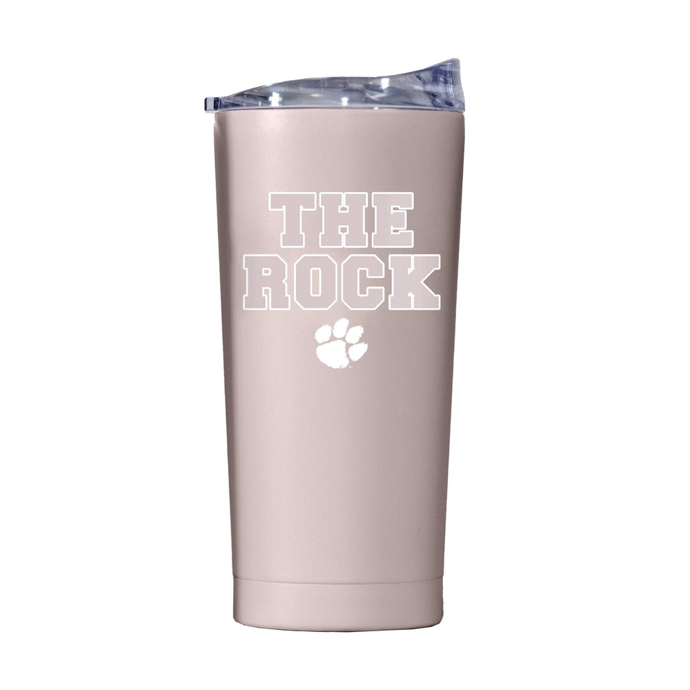 Clemson 20oz Stencil Powder Coat Tumbler - Logo Brands - Flyclothing LLC