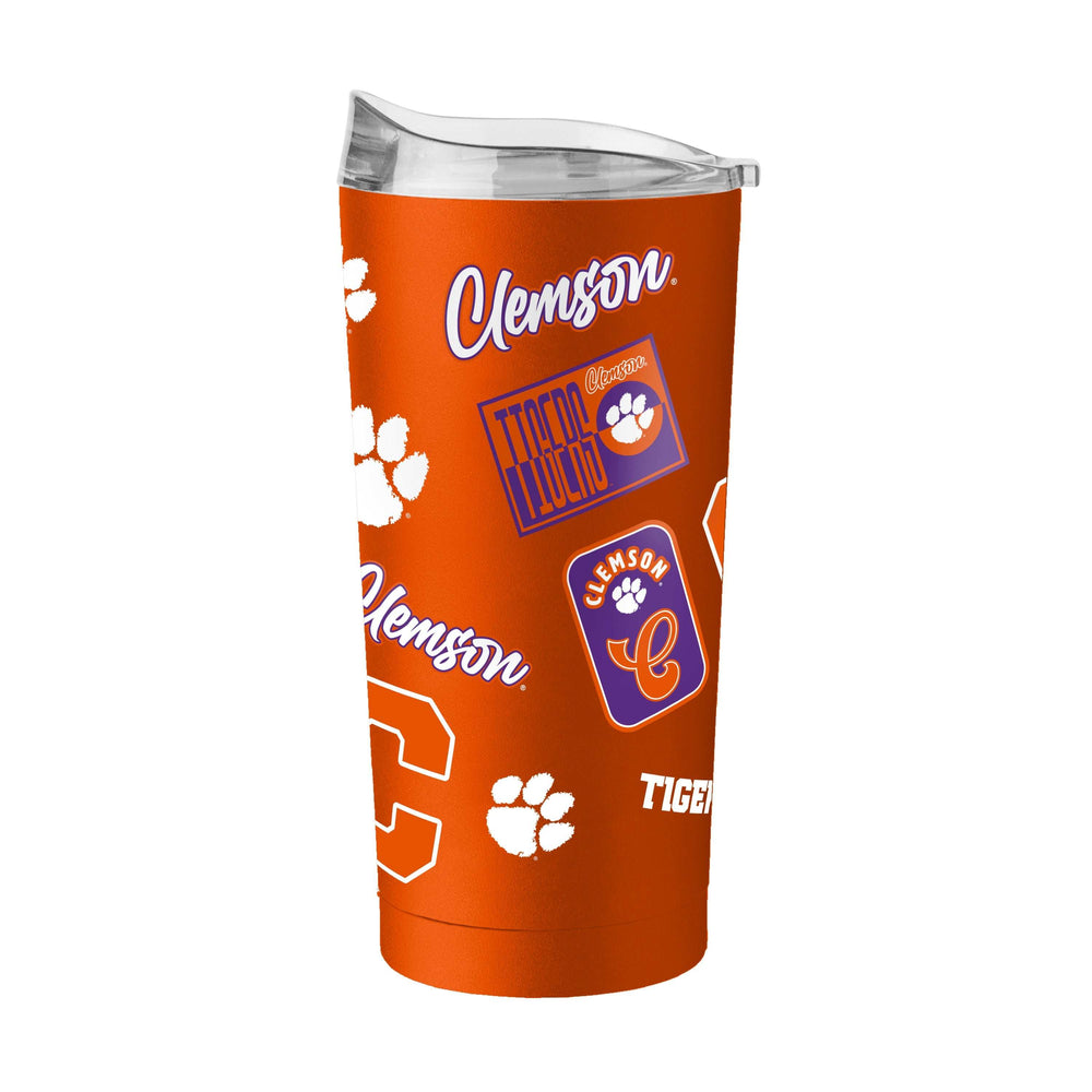 Clemson 20oz Dreamweave Powder Coat Tumbler - Logo Brands - Flyclothing LLC