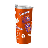 Clemson 20oz Dreamweave Powder Coat Tumbler - Logo Brands - Flyclothing LLC