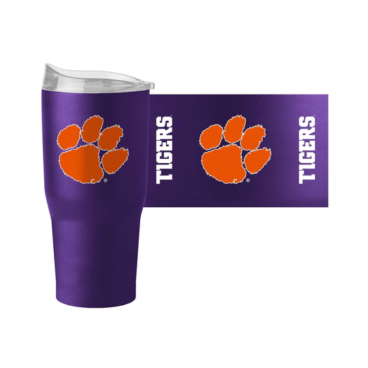 Clemson Alternate 30oz Gameday Powder Coat Tumbler - Logo Brands - Flyclothing LLC