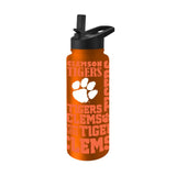 Clemson 34oz Replay Quencher Bottle - Logo Brands - Flyclothing LLC