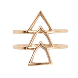 1, 2, 3 Go Golden Bronze Ring - Barse Jewelry