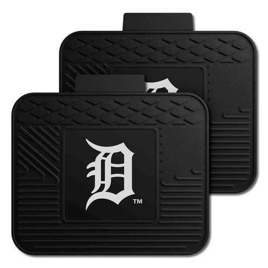 Detroit Tigers Back Seat Car Utility Mats - 2 Piece Set - Detroit Tigers