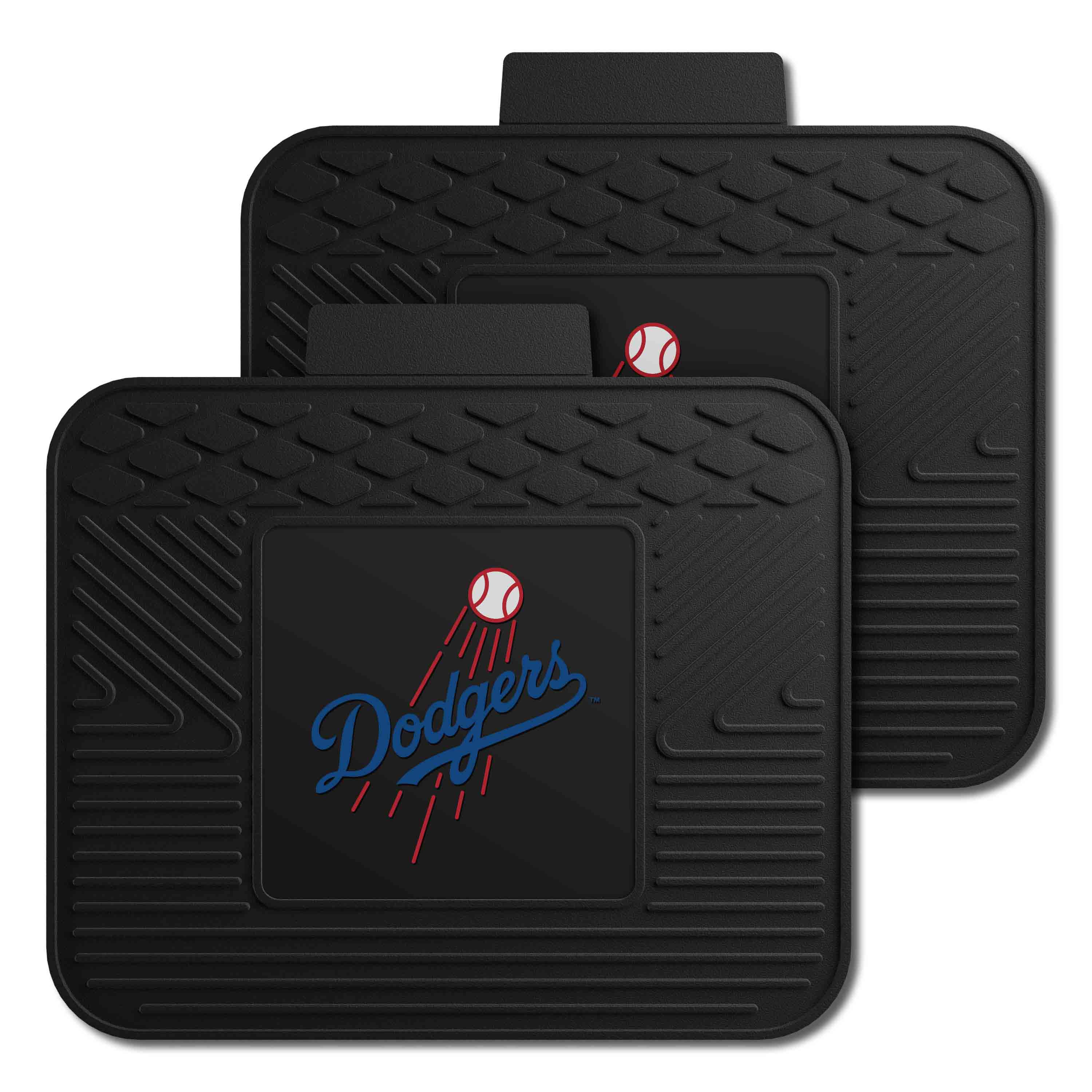 Los Angeles Dodgers Back Seat Car Utility Mats - 2 Piece Set - Los Angeles Dodgers