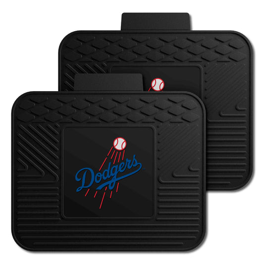 Los Angeles Dodgers Back Seat Car Utility Mats - 2 Piece Set - Los Angeles Dodgers