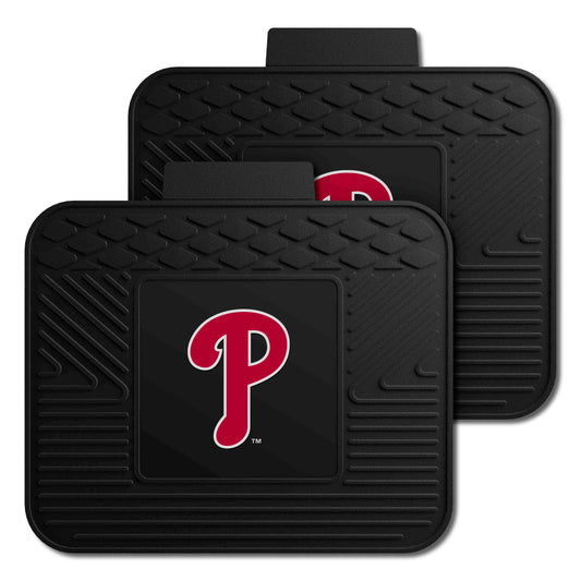Philadelphia Phillies Back Seat Car Utility Mats - 2 Piece Set - Philadelphia Phillies