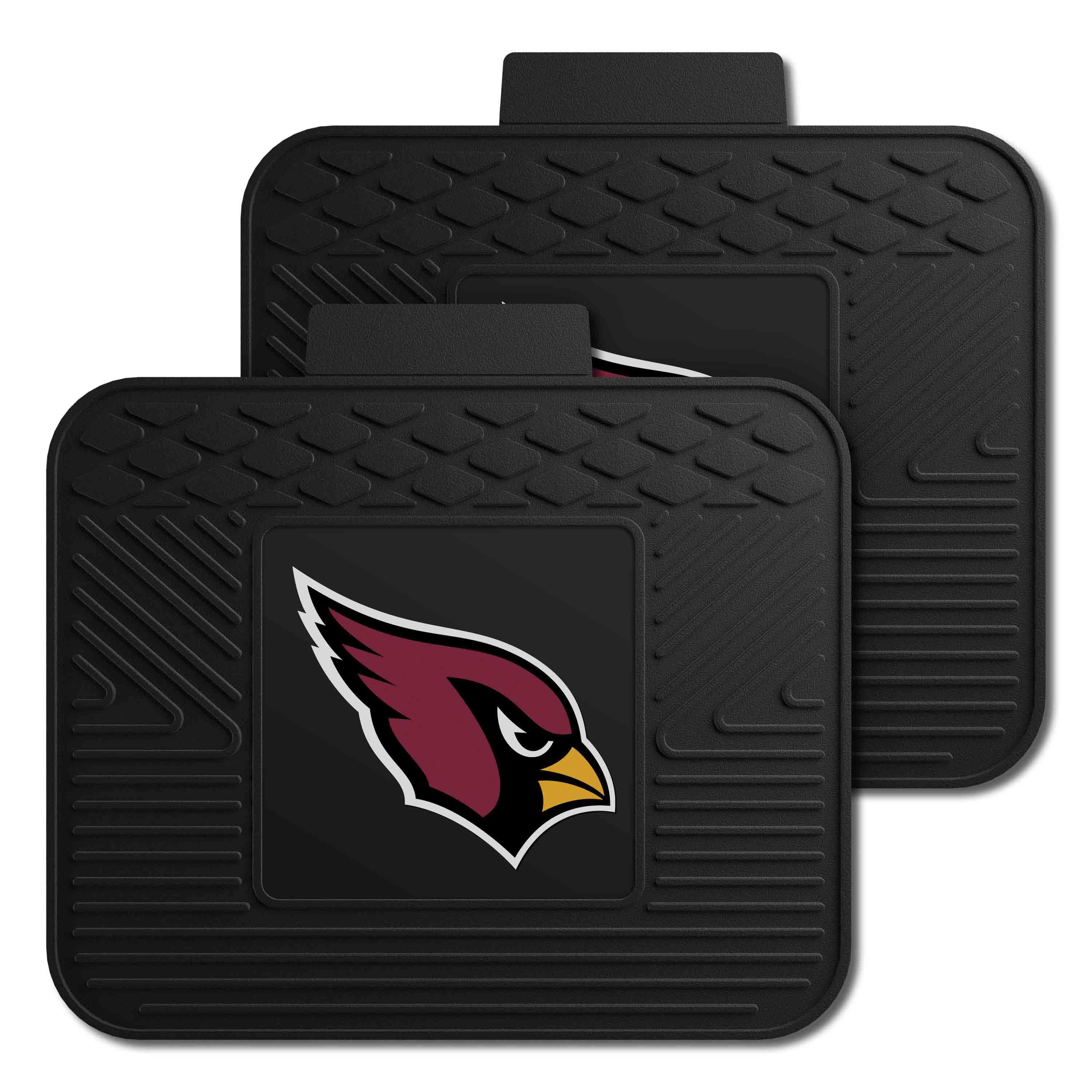 Arizona Cardinals Back Seat Car Utility Mats - 2 Piece Set - Arizona Cardinals