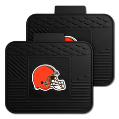 Cleveland Browns Back Seat Car Utility Mats - 2 Piece Set - Cleveland Browns