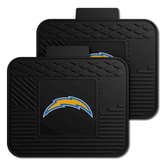 Los Angeles Chargers Back Seat Car Utility Mats - 2 Piece Set - Los Angeles Chargers