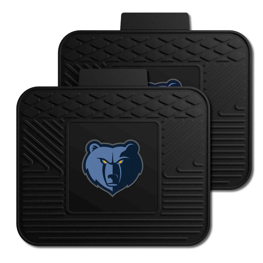 Memphis Grizzlies Back Seat Car Utility Mats - 2 Piece Set - Memphis Grizzlies