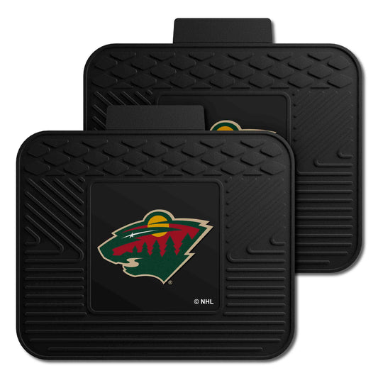 Minnesota Wild Back Seat Car Utility Mats - 2 Piece Set