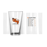 Clemson Vault 2023 Football Schedule 16oz Pint Glass - Logo Brands - Flyclothing LLC
