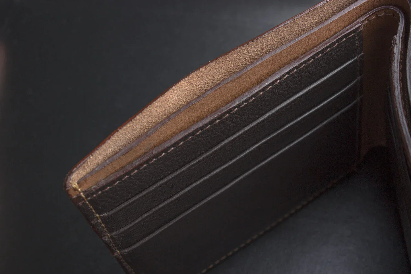 Double Bifold Wallet - Kiko Leather - Flyclothing LLC