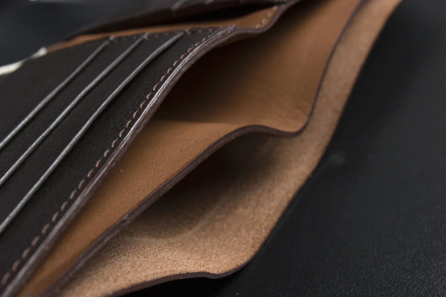 Double Bifold Wallet - Kiko Leather - Flyclothing LLC