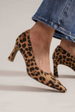 Beast Fashion Faux Suede Leopard Point Toe Pumps - Trendsi - Flyclothing LLC