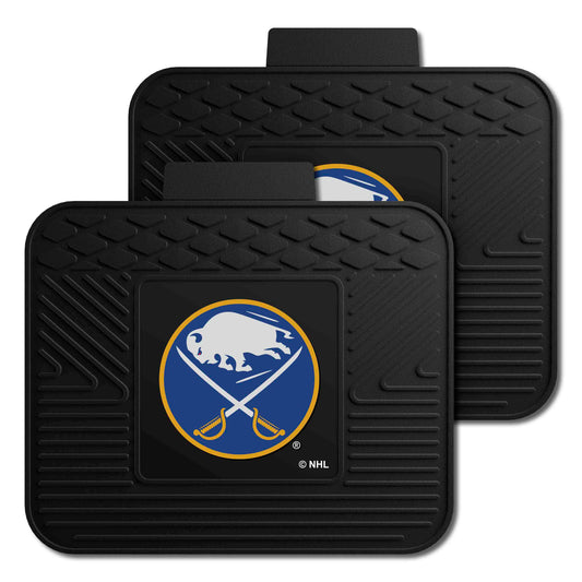 Buffalo Sabres Back Seat Car Utility Mats - 2 Piece Set - Buffalo Sabres