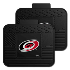 Carolina Hurricanes Back Seat Car Utility Mats - 2 Piece Set - Carolina Hurricanes