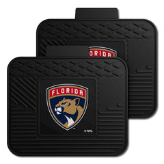 Florida Panthers Back Seat Car Utility Mats - 2 Piece Set - Florida Panthers