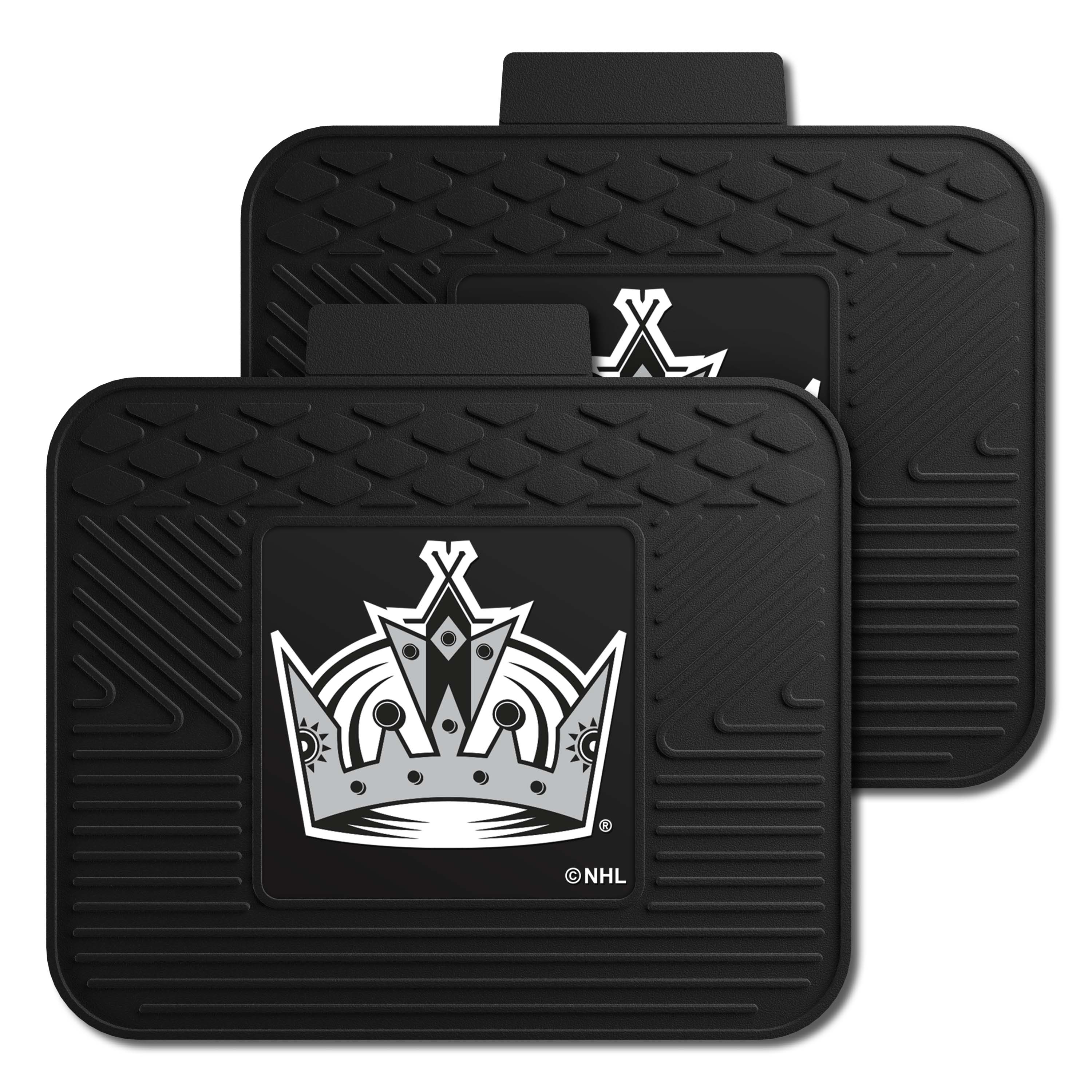 Los Angeles Kings Back Seat Car Utility Mats - 2 Piece Set - Los Angeles Kings
