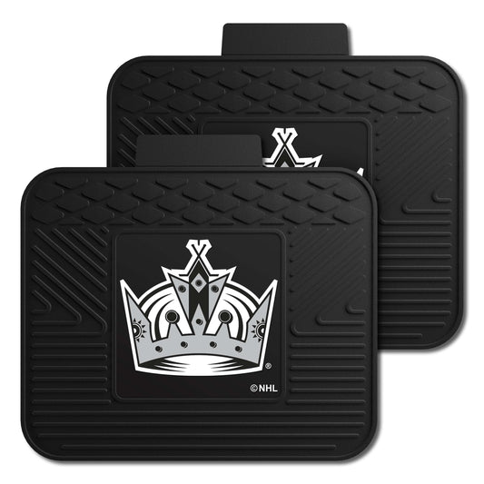 Los Angeles Kings Back Seat Car Utility Mats - 2 Piece Set - Los Angeles Kings