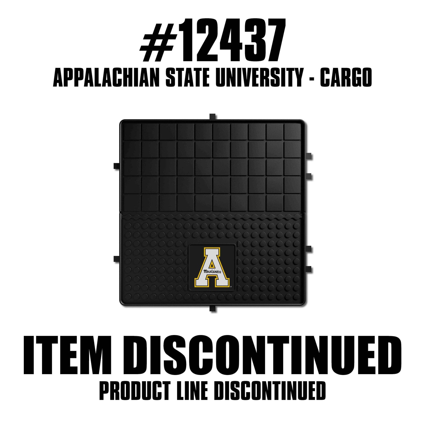 Appalachian State Mountaineers Heavy Duty Cargo Mat 31"x31" - Appalachian State - Flyclothing LLC