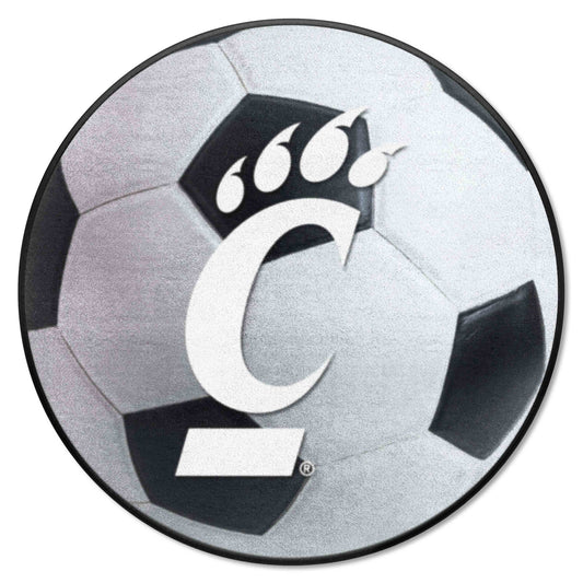 Cincinnati Bearcats Soccer Ball Rug - 27in. Diameter - Cincinnati