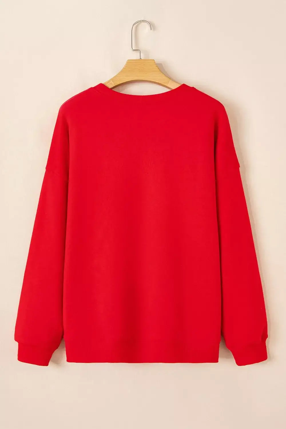 XOXO Valentines Heart Sketch Printed Pullover Sweatshirt - Trendsi - Flyclothing LLC