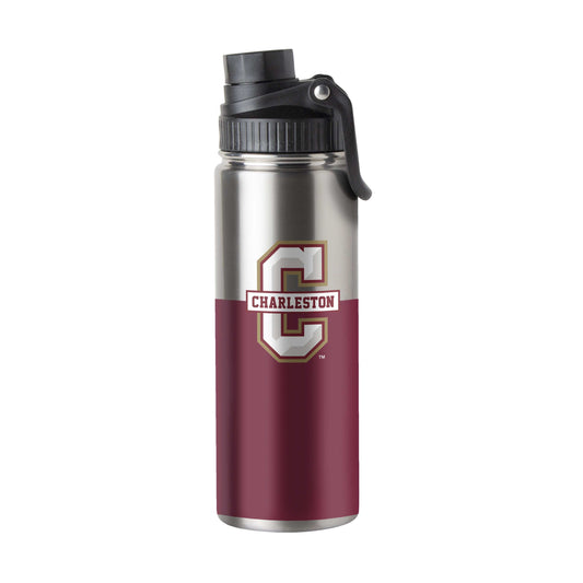 College of Charleston 21oz Colorblock Twist Top Water Bottle - Logo Brands - Flyclothing LLC