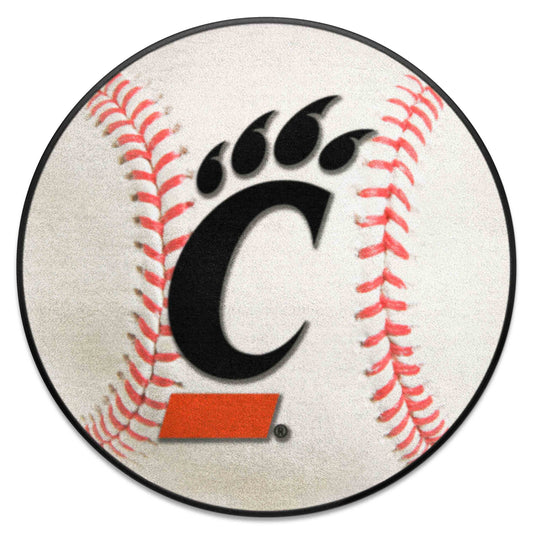 Cincinnati Bearcats Baseball Rug - 27in. Diameter - Cincinnati