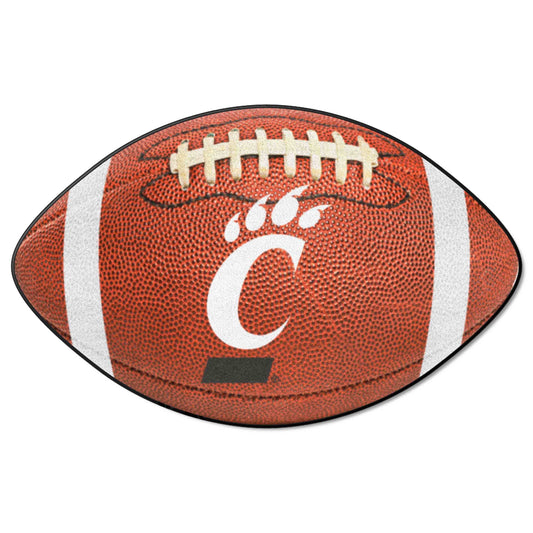 Cincinnati Bearcats Football Rug - 20.5in. x 32.5in. - Cincinnati