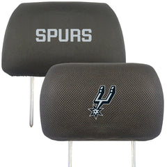 San Antonio Spurs Embroidered Head Rest Cover Set - 2 Pieces - San Antonio Spurs