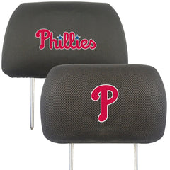 Philadelphia Phillies Embroidered Head Rest Cover Set - 2 Pieces - Philadelphia Phillies
