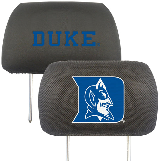 Duke Blue Devils Embroidered Head Rest Cover Set - 2 Pieces - Duke