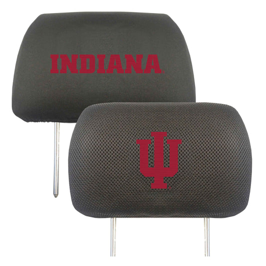 Indiana Hooisers Embroidered Head Rest Cover Set - 2 Pieces - Indiana