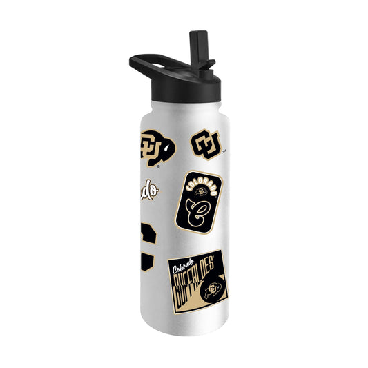 Colorado 34oz White Dreamweave Quencher Bottle - Logo Brands - Flyclothing LLC