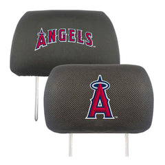 Los Angeles Angels Embroidered Head Rest Cover Set - 2 Pieces - Los Angeles Angels