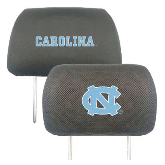 North Carolina Tar Heels Embroidered Head Rest Cover Set - 2 Pieces - North Carolina