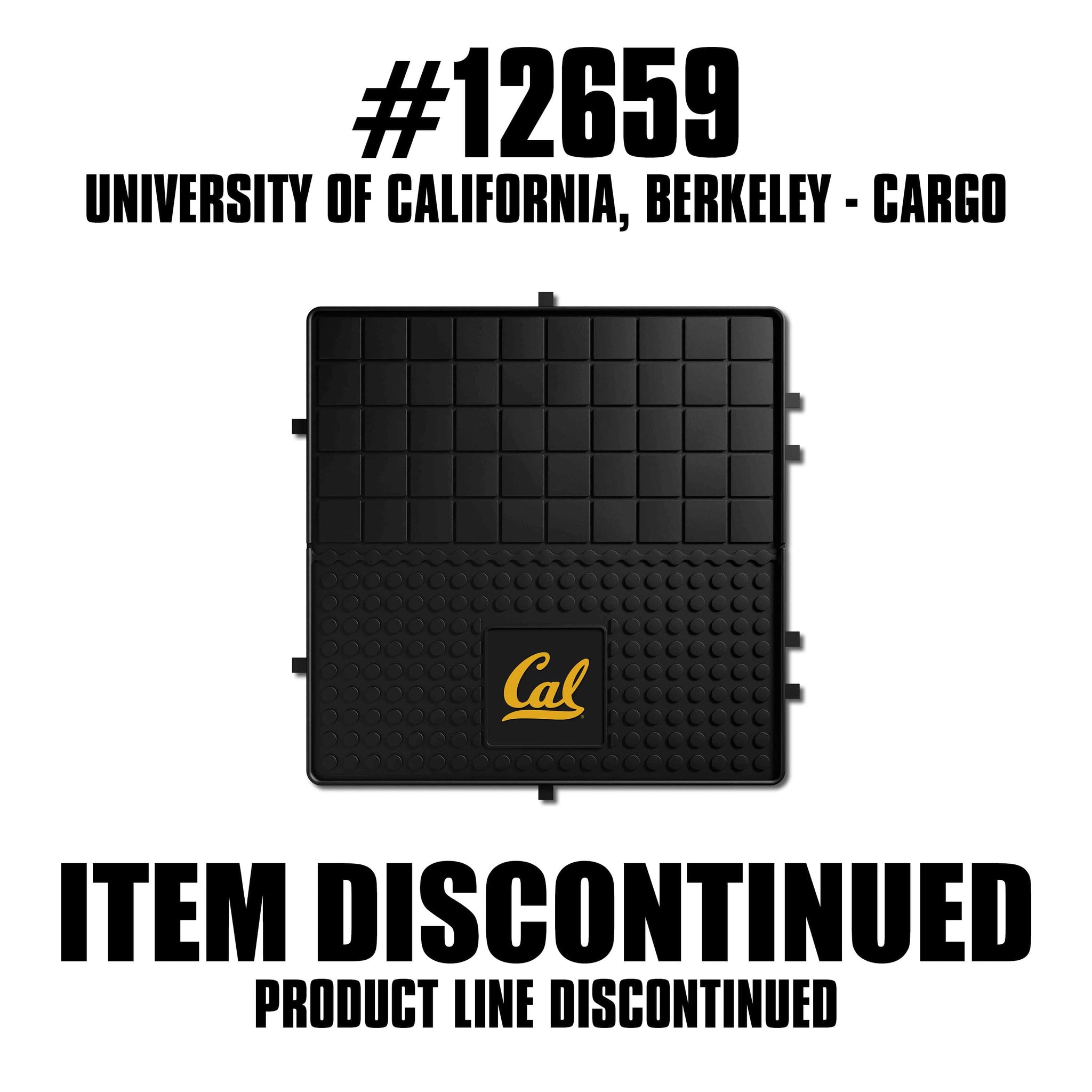 Cal Golden Bears Heavy Duty Cargo Mat 31"x31" - Cal - Flyclothing LLC
