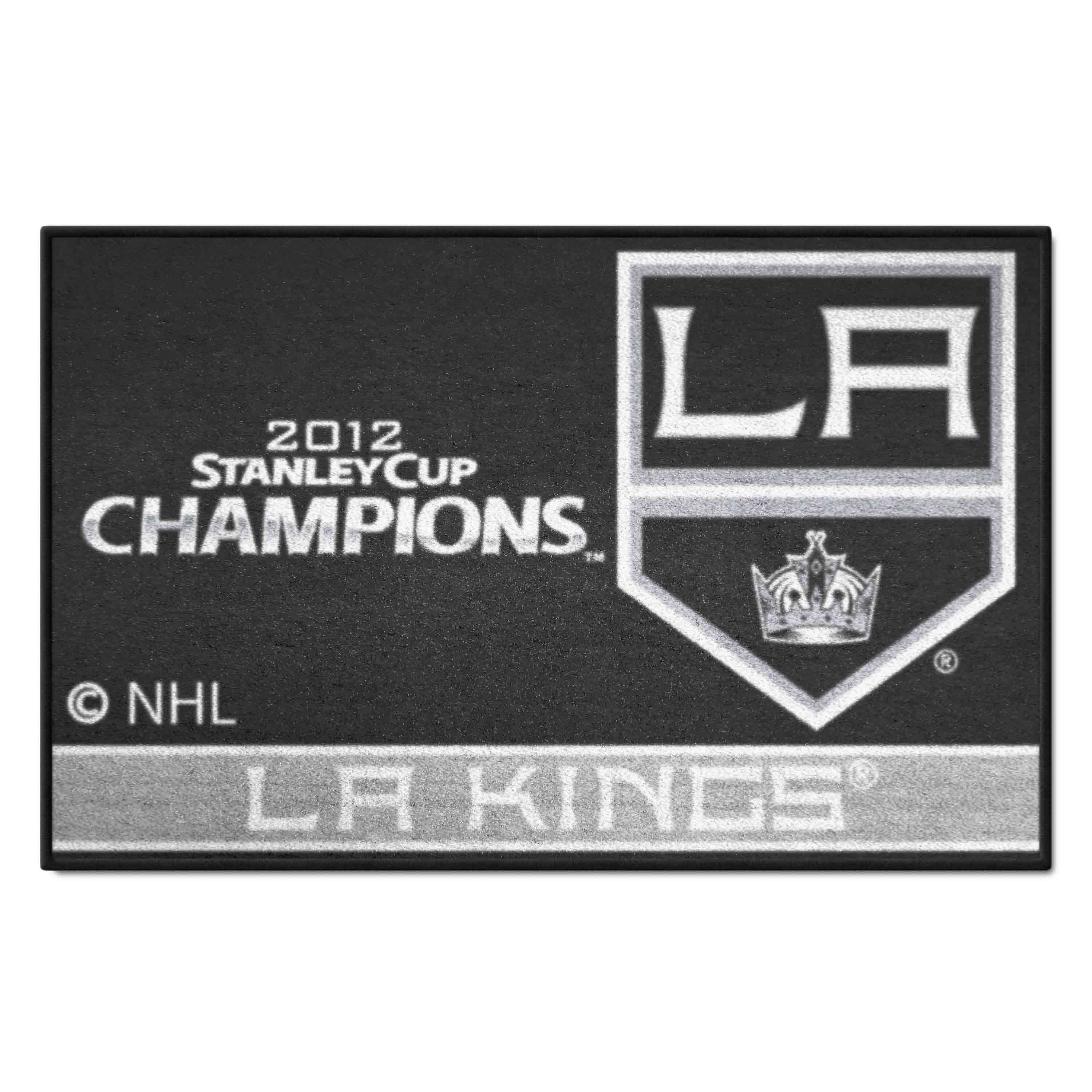 Los Angeles Kings Starter Mat Accent Rug - 19in. x 30in., 2012 NHL Stanley Cup Champions - Los Angeles Kings