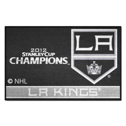 Los Angeles Kings Starter Mat Accent Rug - 19in. x 30in., 2012 NHL Stanley Cup Champions - Los Angeles Kings