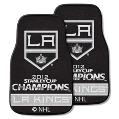 Los Angeles Kings Front Carpet Car Mat Set - 2 Pieces, 2012 NHL Stanley Cup Champions - Los Angeles Kings