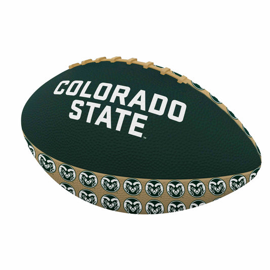 Colorado State Mini Size Rubber Football - Logo Brands - Flyclothing LLC