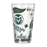 Colorado State 16oz Native Pint Glass - Logo Brands - Flyclothing LLC