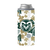 Colorado State 12oz Floral Slim Can Coolie - Logo Brands - Flyclothing LLC